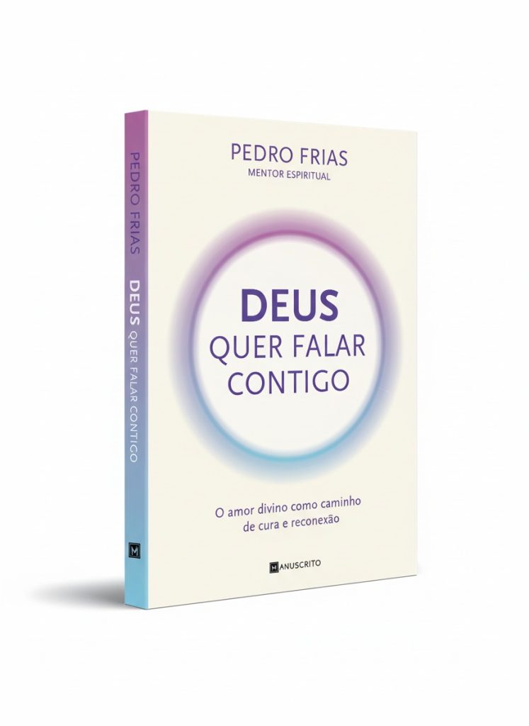 Capa do livro Deus Quer Falar Contigo de Pedro Frias sobre espiritualidade e reconexão interior