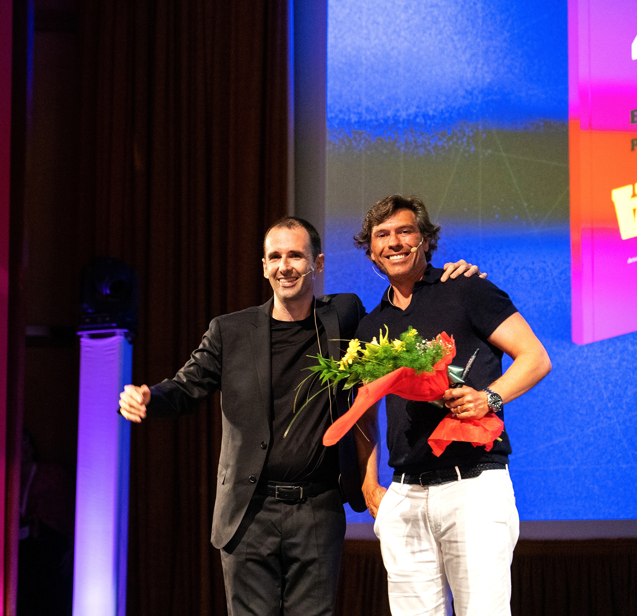 Pedro Frias com Eduardo Torgal no Spiritual Summit